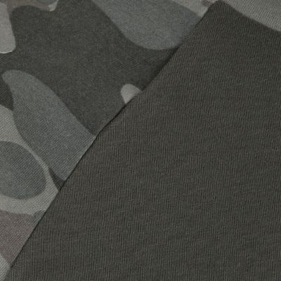 Boys khaki grey camo raglan T-shirt